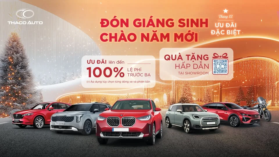 ĐÓN GIÁNG SINH, CHÀO NĂM MỚI - ƯU ĐÃI & QUÀ TẶNG ĐẶC BIỆT THÁNG 12