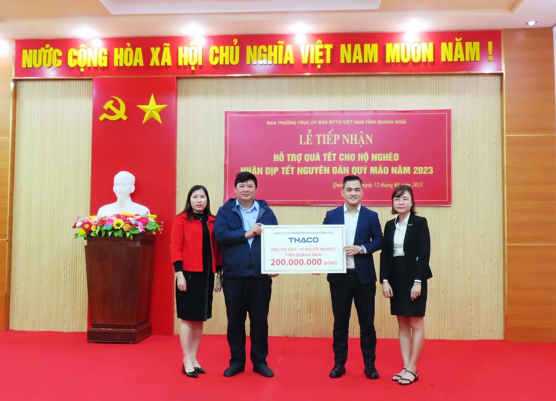 Thaco Auto Quảng Ngãi Tài Trợ